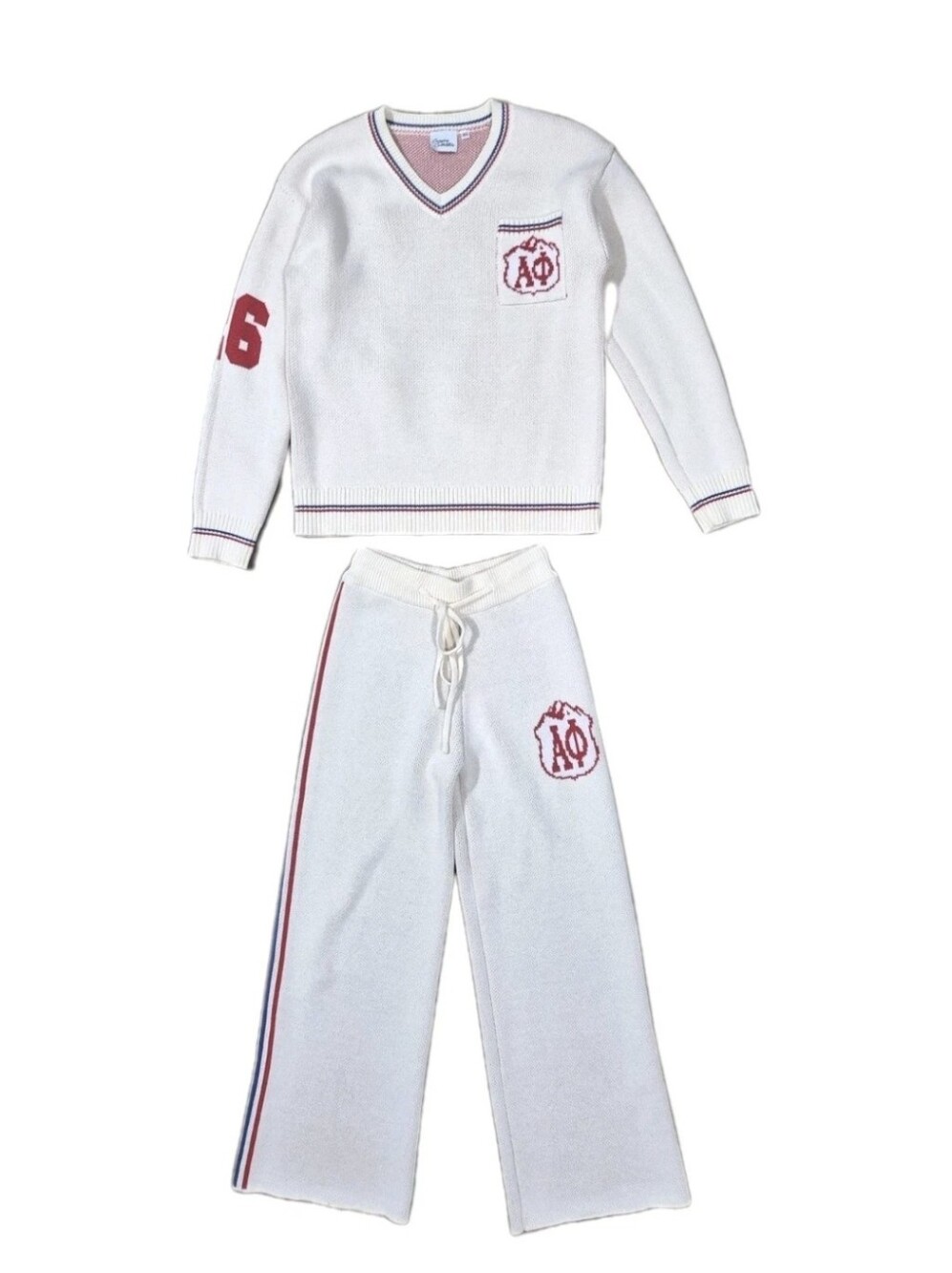 Michigan Alpha Phi Knit Loungewear Set Size XS